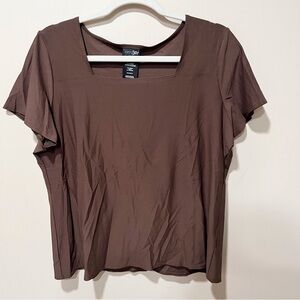East 5th brown fall top